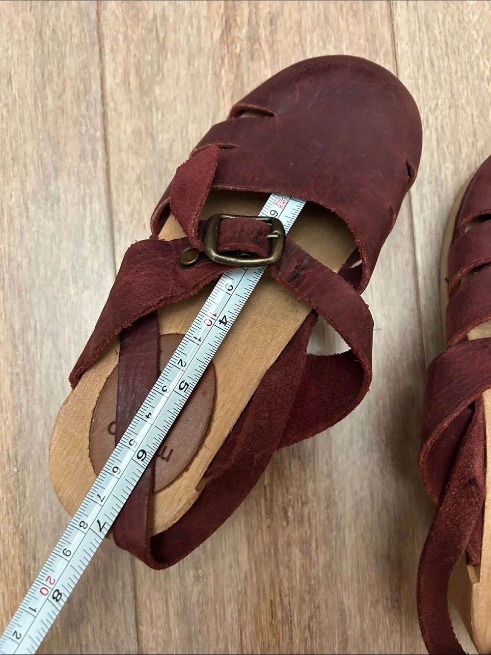 Mabo Maryjane girls clogs Swedish sandals maroon size 29